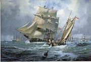 Seascape, boats, ships and warships. 84 unknow artist